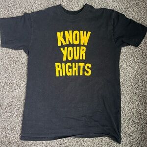 Brixton Black and Yellow Short Sleeve Tee